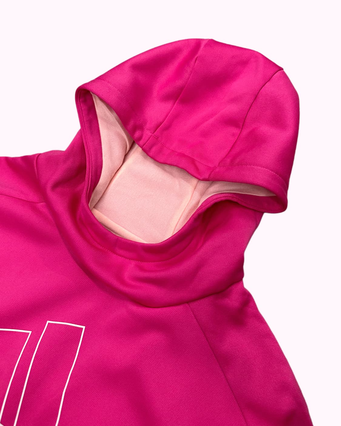 pink logo sporty hood t-shirt 상품이미지3