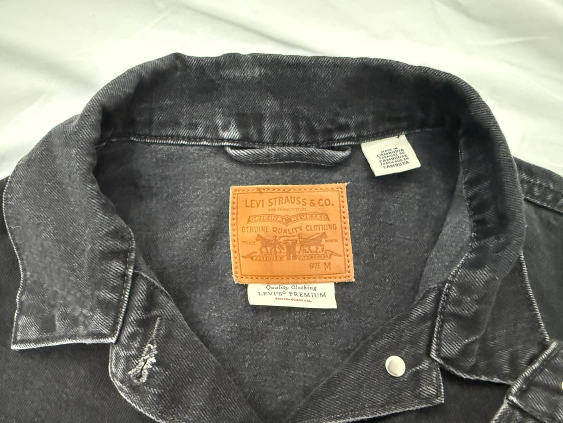 뉴진스 하니 리바이스 흑청 자켓 상품이미지5