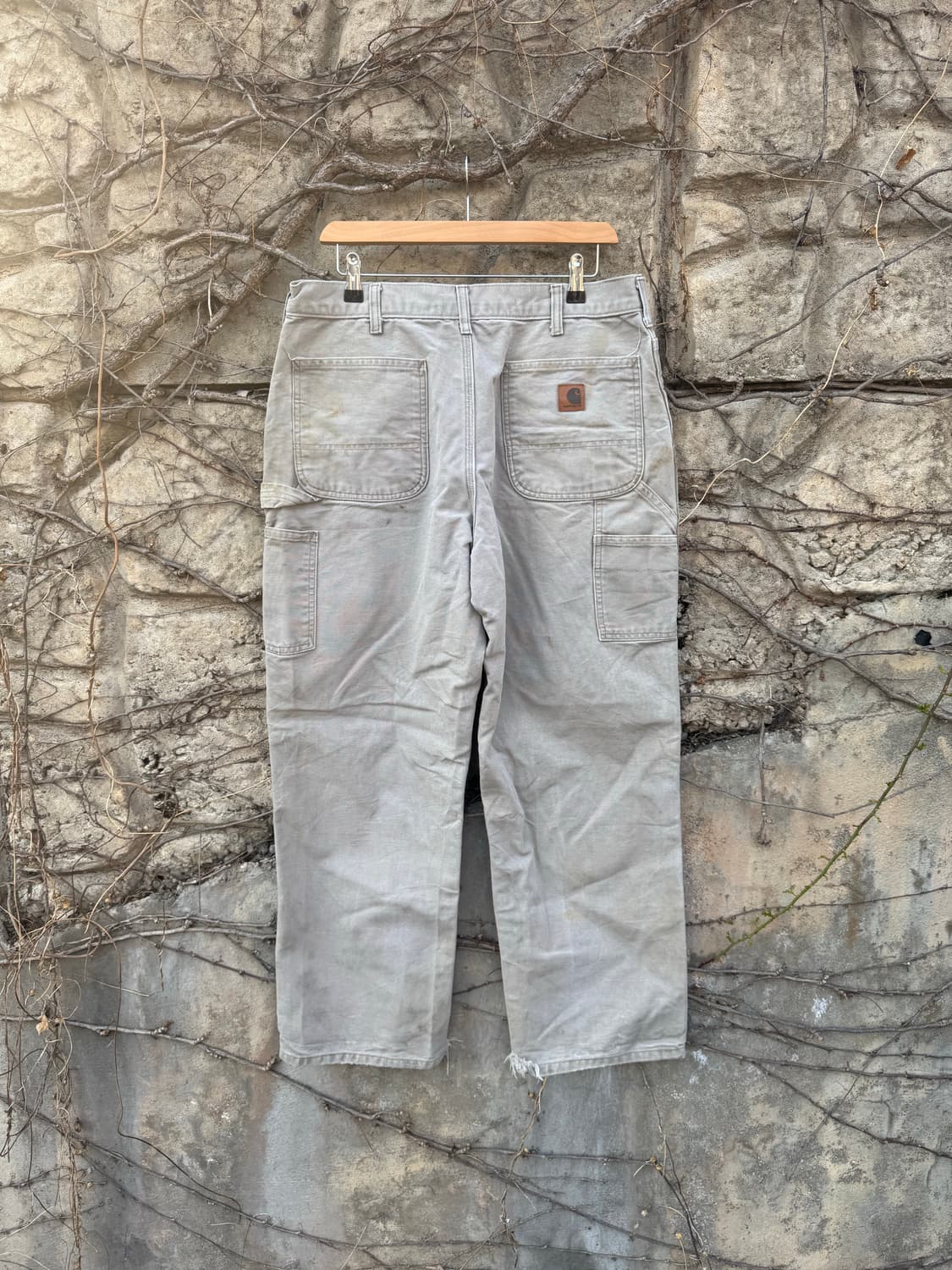 칼하트 빈티지 b11 des 하드페이딩 카펜터 싱글니 워크 팬츠 상품이미지2