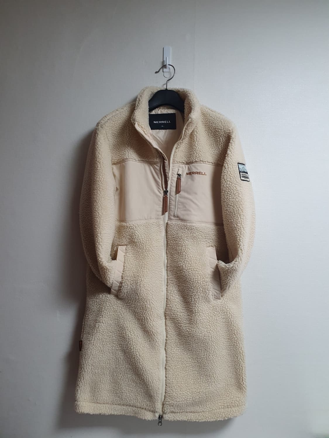 택포가 머렐 자켓 킹스피크 에디션 롱 플리스 아이보리 90 상품이미지2