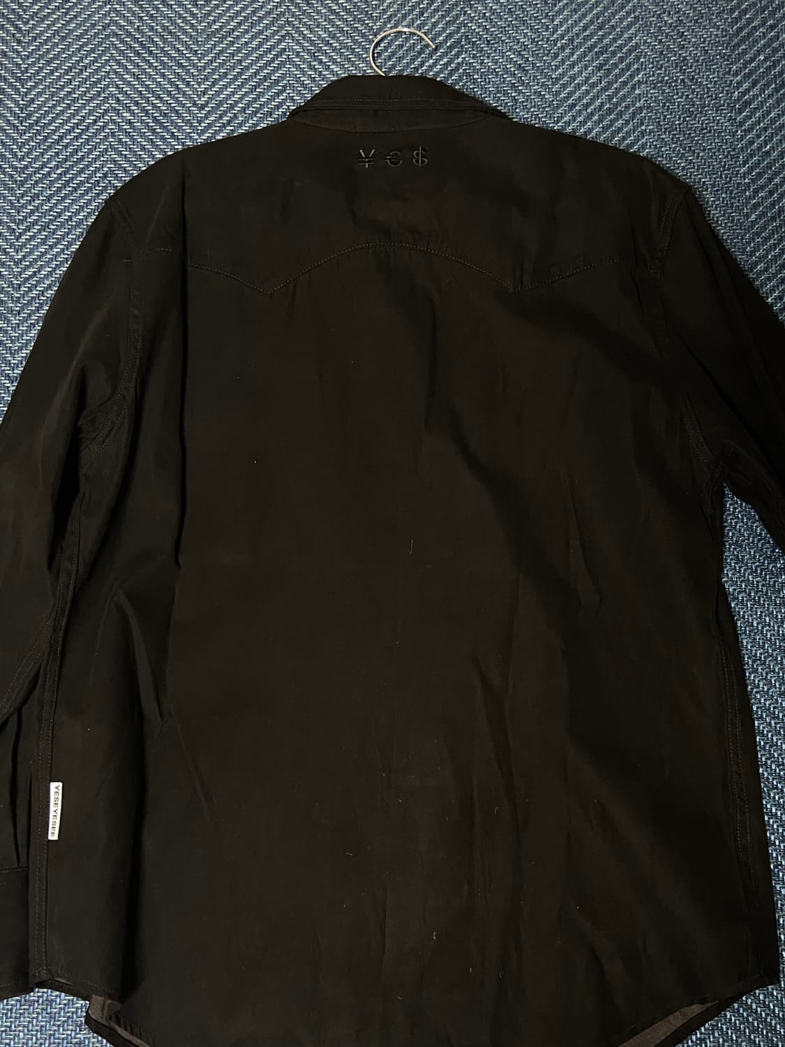 블랙 스웨이드 웨스턴 셔츠 상품이미지4