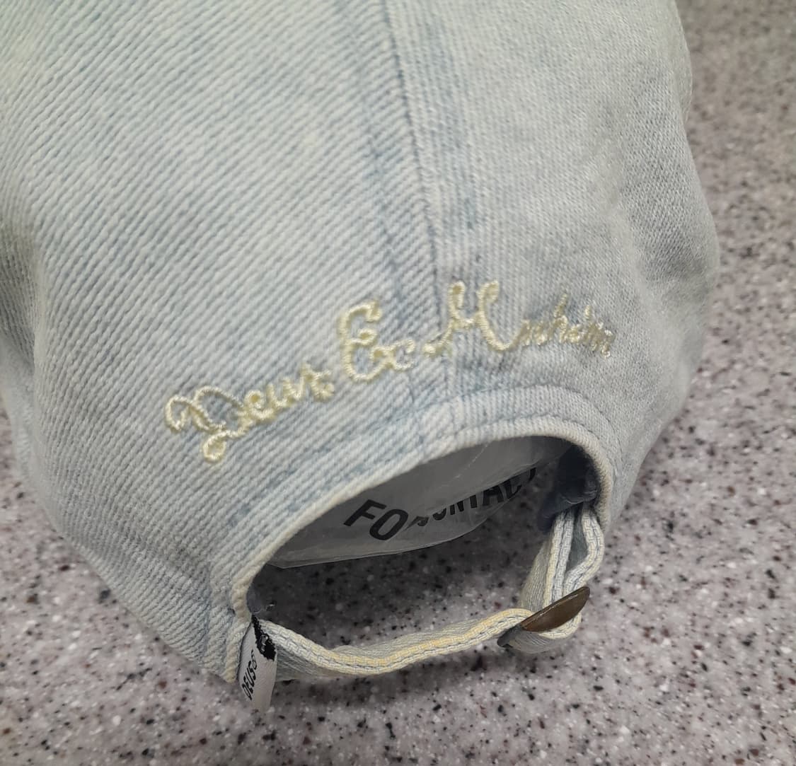 💥데우스 엑스마키나 빈티지워싱 데님 볼캡 상품이미지3