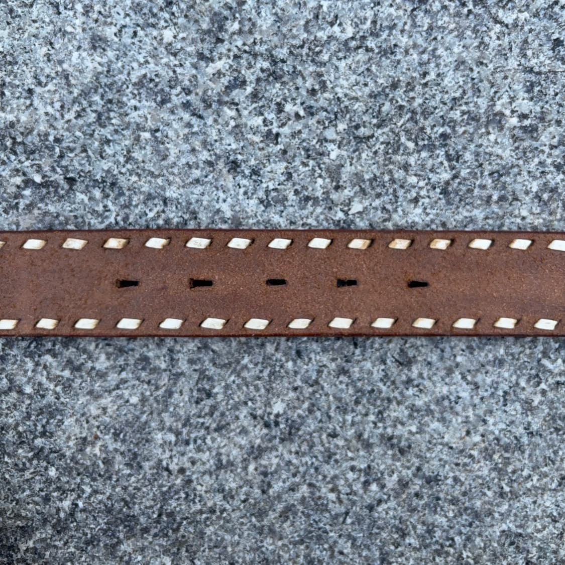 90s USA 밀러 Miller 웨스턴 웨어 카빙 레더 벨트(버클포함) 상품이미지9