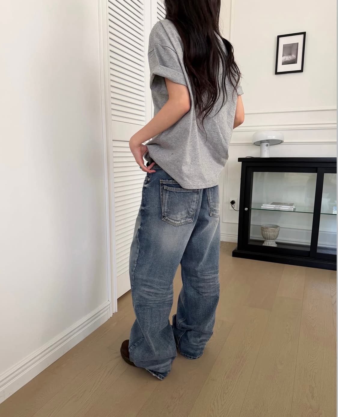 아카이브류 더블 백 포켓 데님 상품이미지1