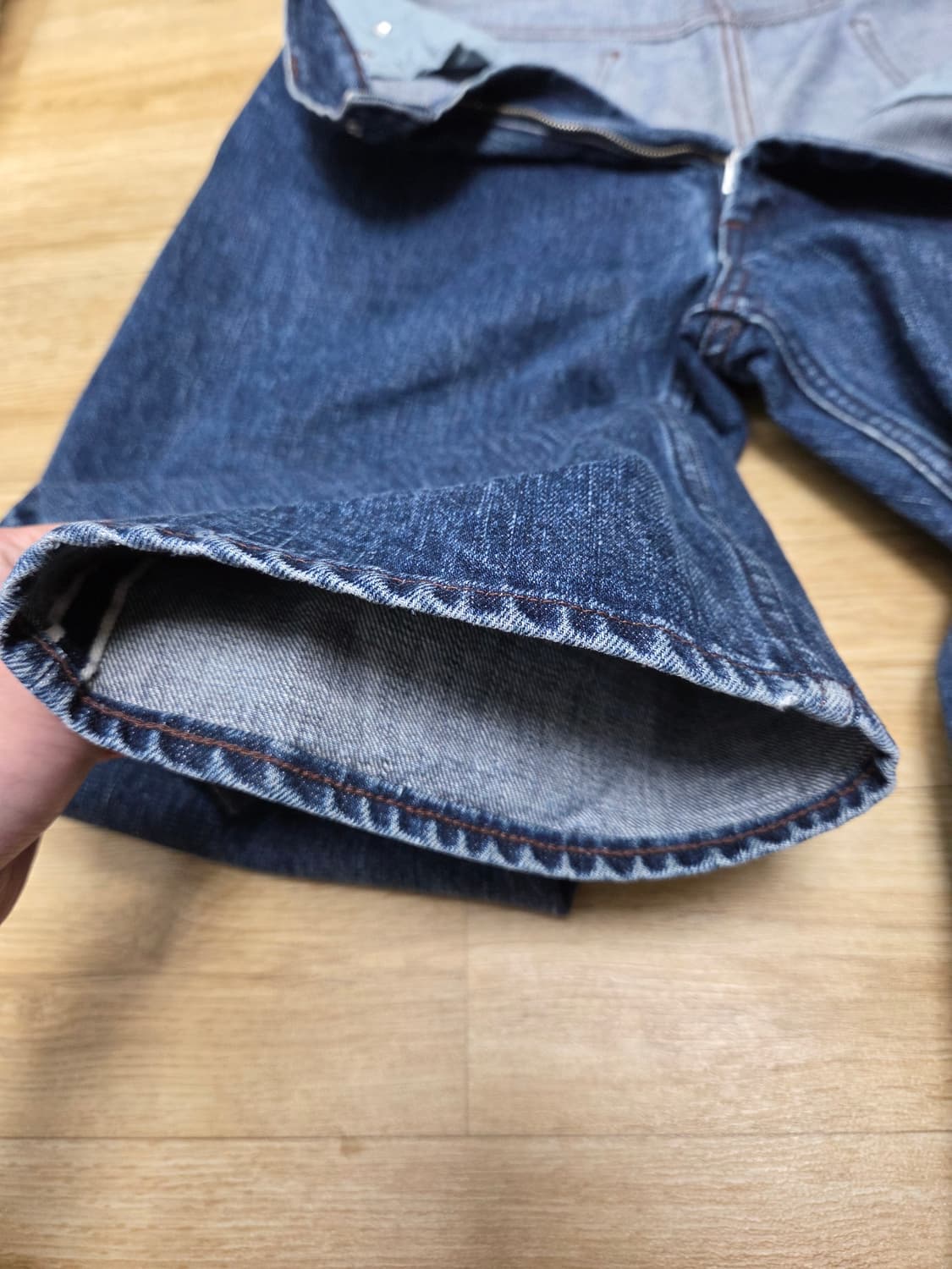 endsandmeans 5pocket demin washed indigo 상품이미지4