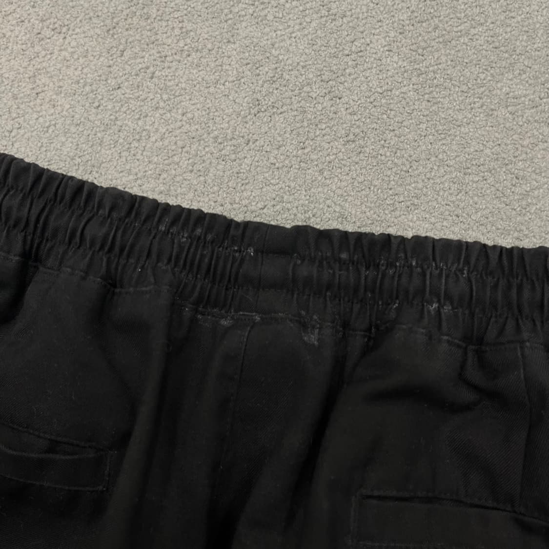 L 낫포너드 블랙 카고 스트링 팬츠 상품이미지6