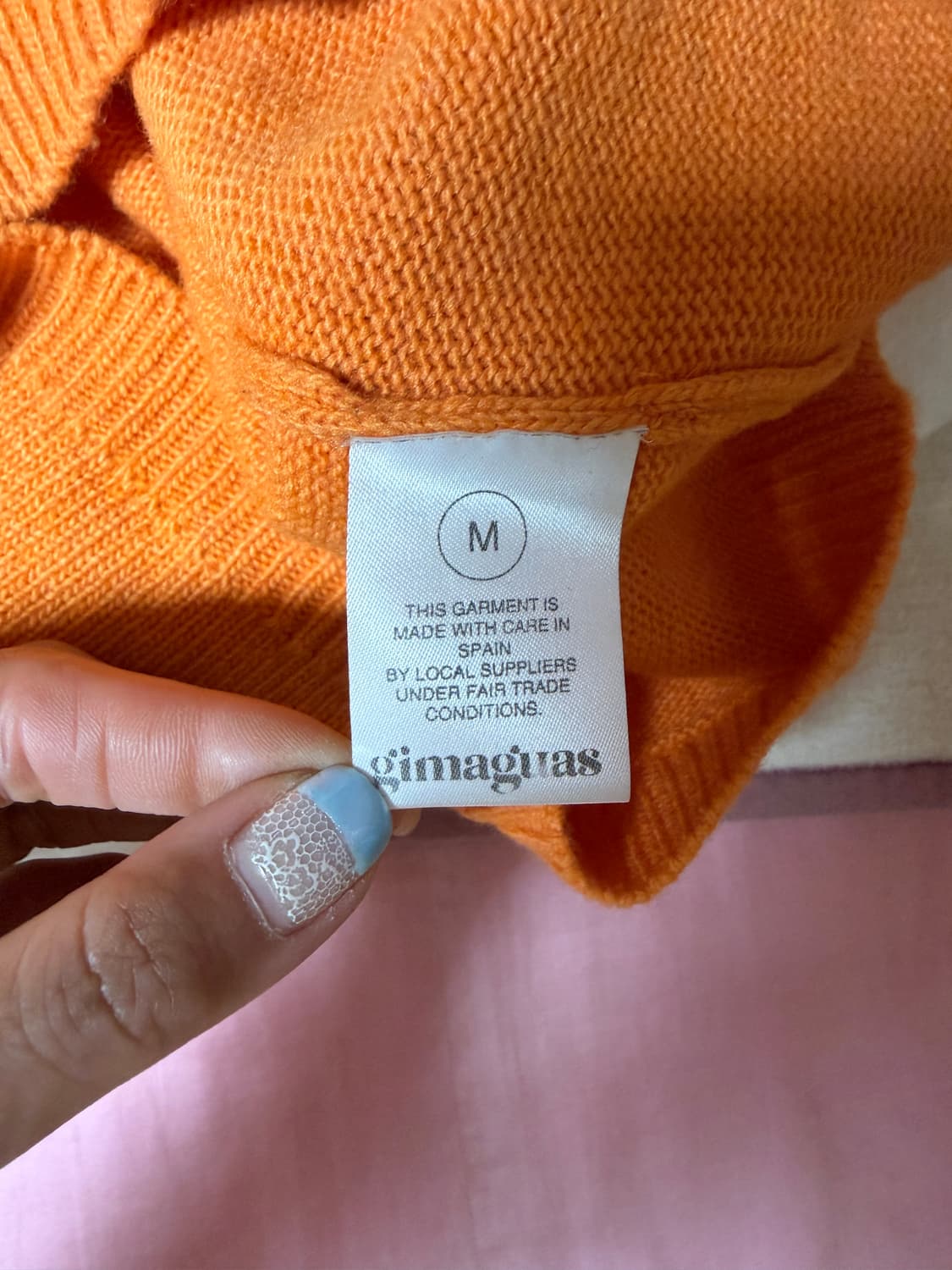 Gimaguas 반팔니트 S 오렌지니트  상품이미지4