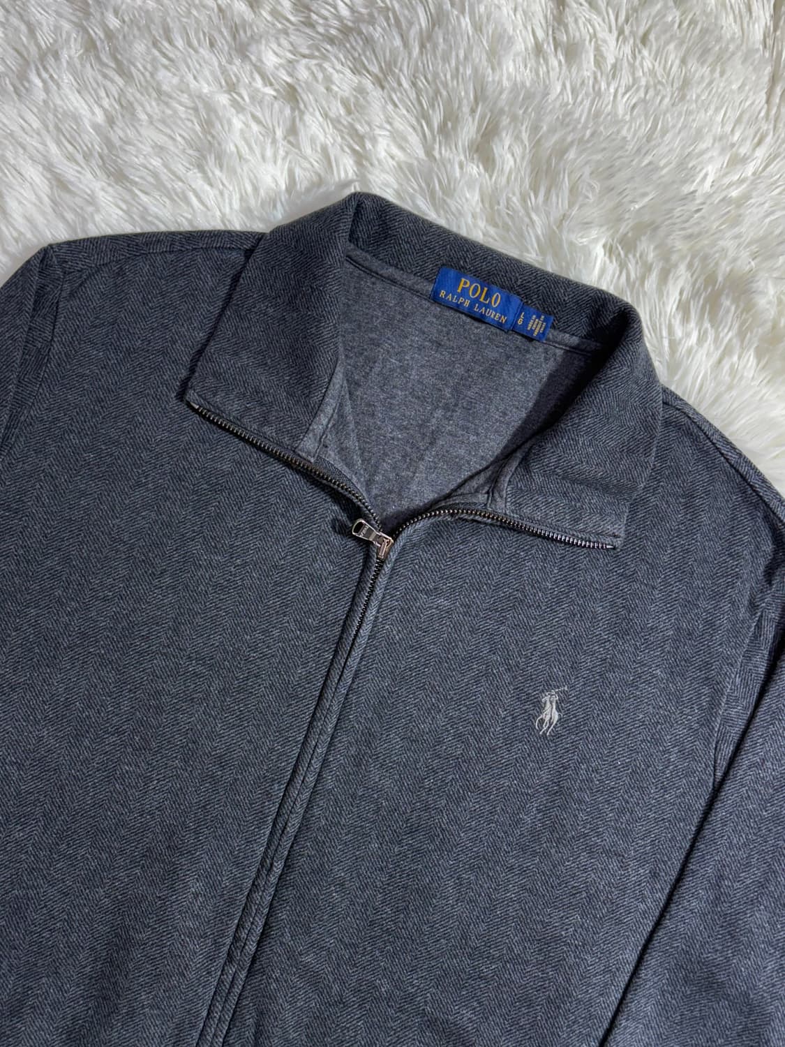 폴로 랄프로렌 그레이 포니 니트집업  상품이미지4