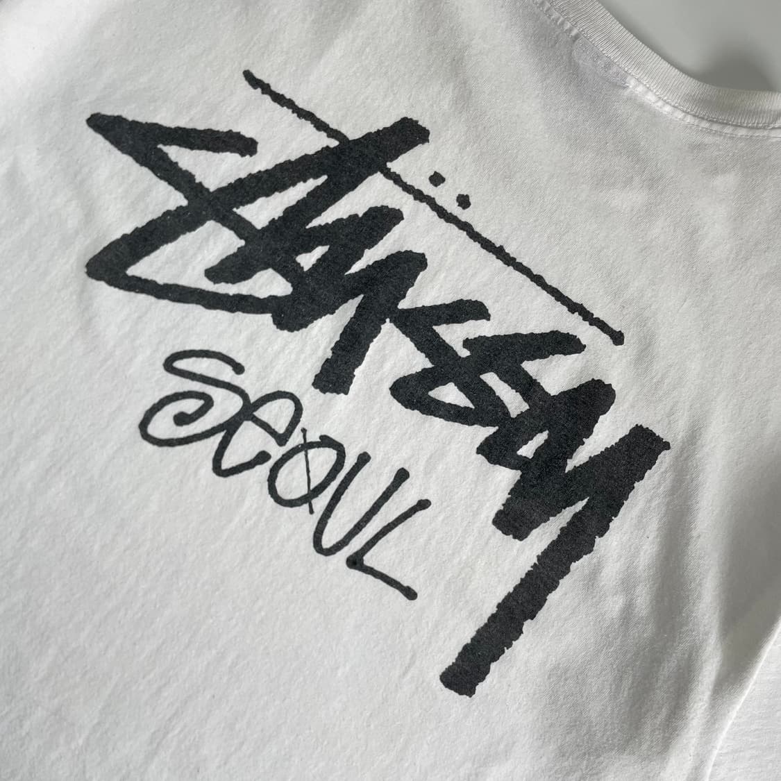 Stussy  스투시 스탁 서울 로고 반팔 티셔츠 상품이미지3