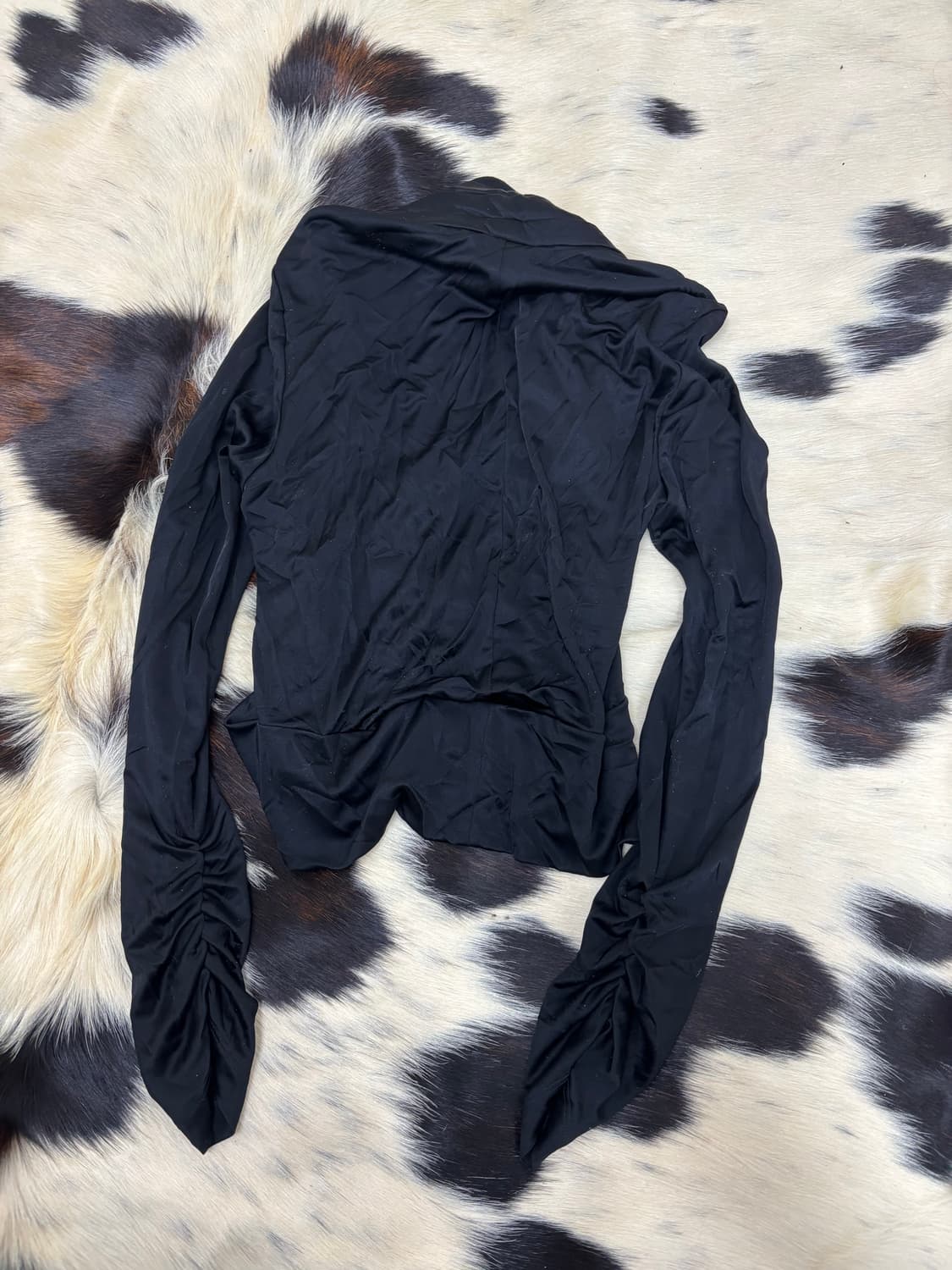 [Made in italy]aesthetic shirring Black  상품이미지9