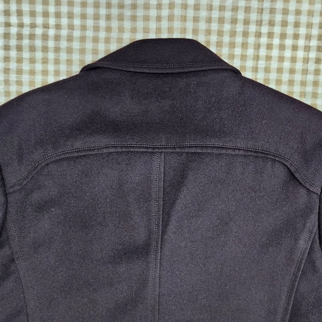 지센 울 캐시미어 하프코트 남자100~105 상품이미지10