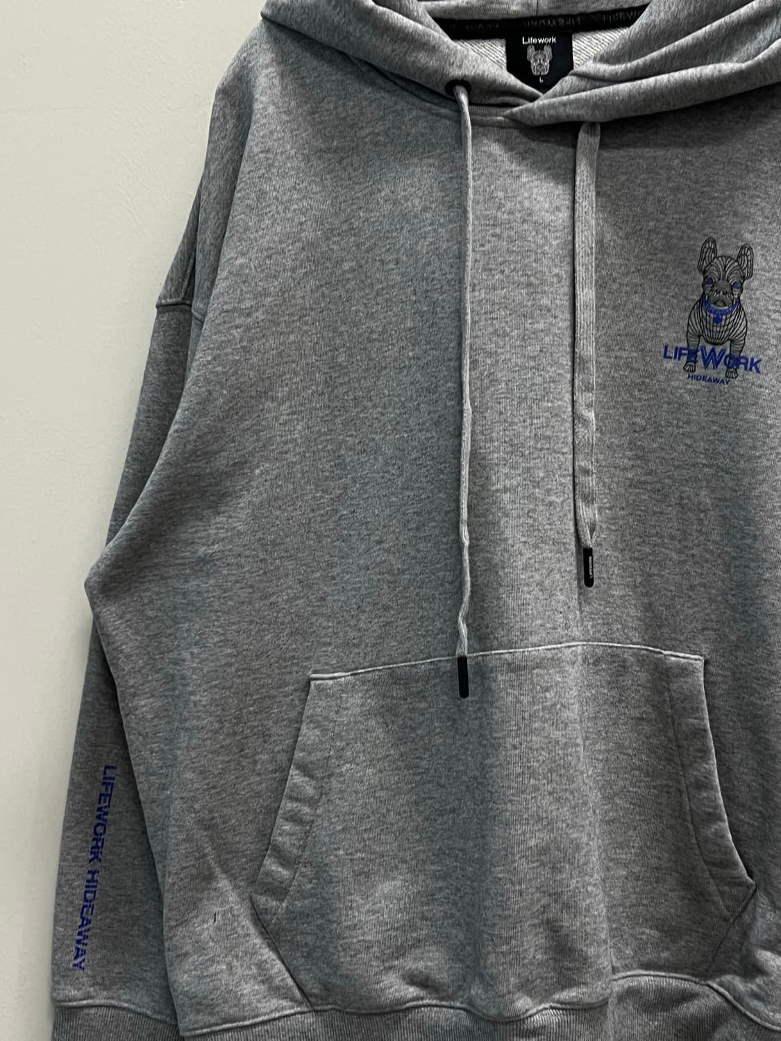 (L) 라이프워크 후드 티 그레이 상품이미지3