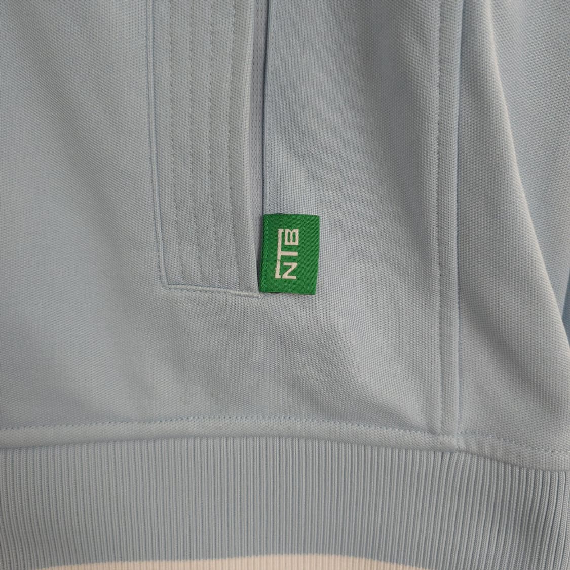 뉴발란스 New Balance 로고 라인 배색 트랙자켓 라이트블루 XL 상품이미지5