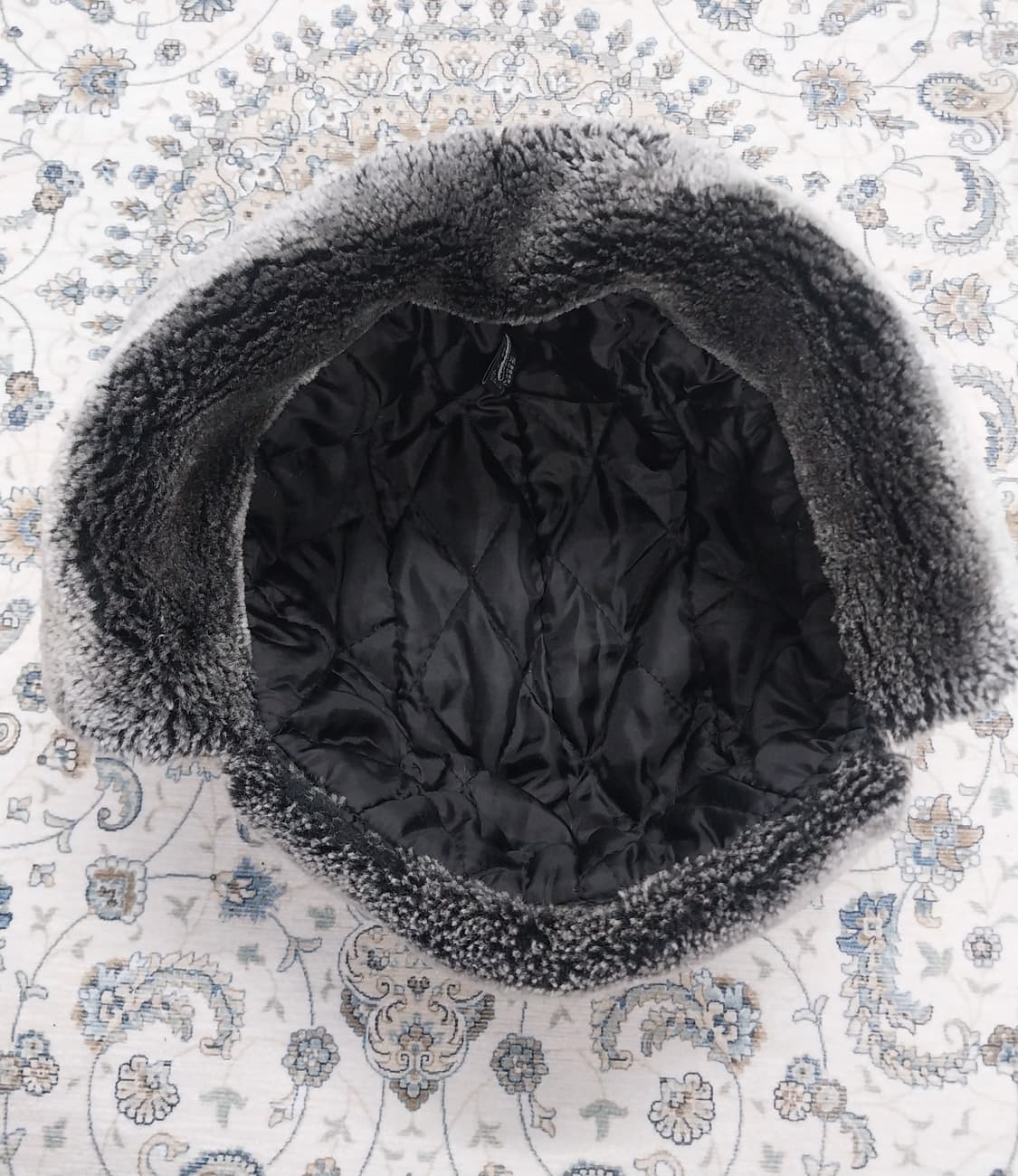 슈펜 털 안감 귀달이 모자 블랙 상품이미지4