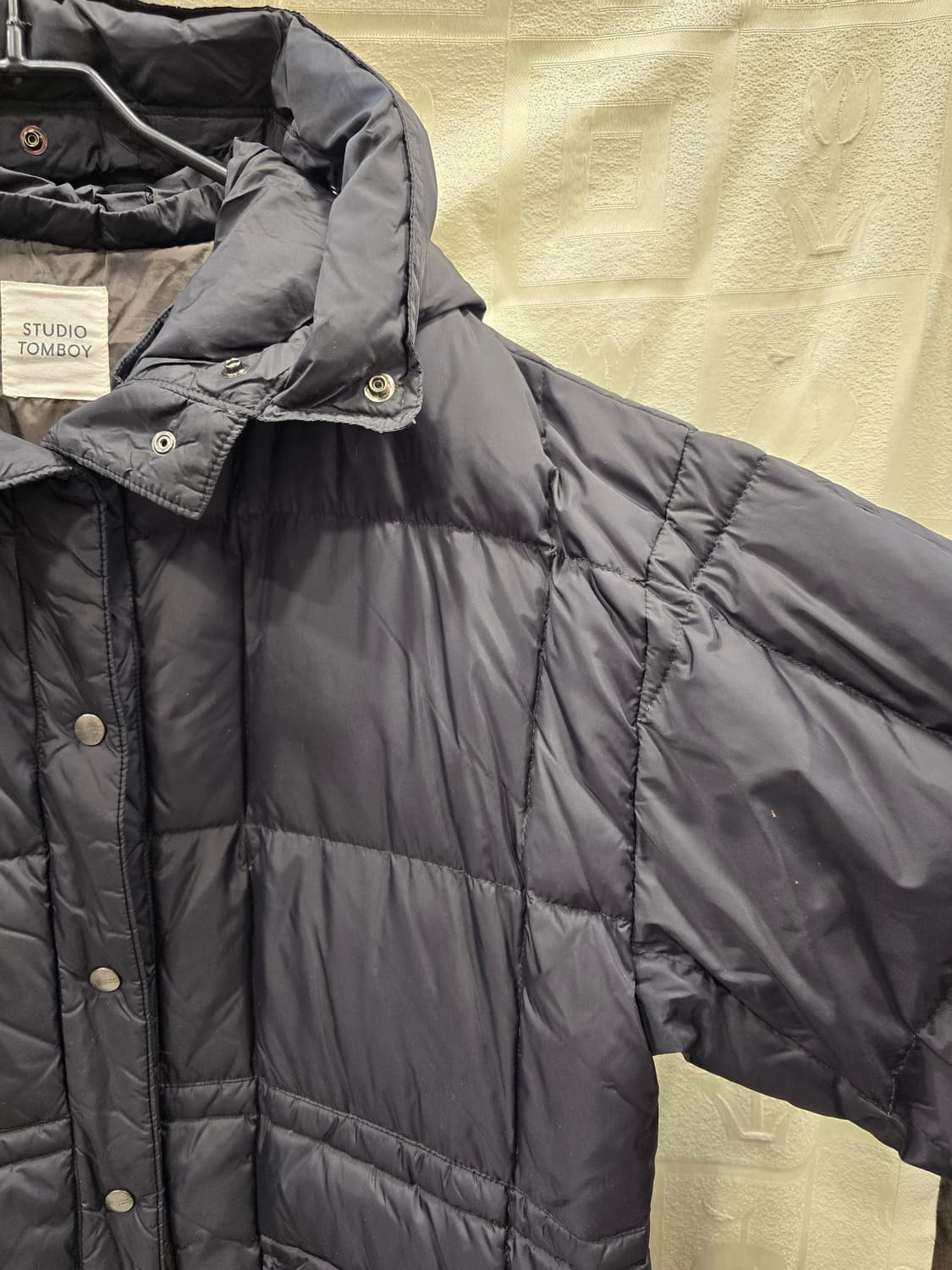 스튜디오톰보이 오버핏 롱패딩 블랙 프리사이즈 상품이미지3