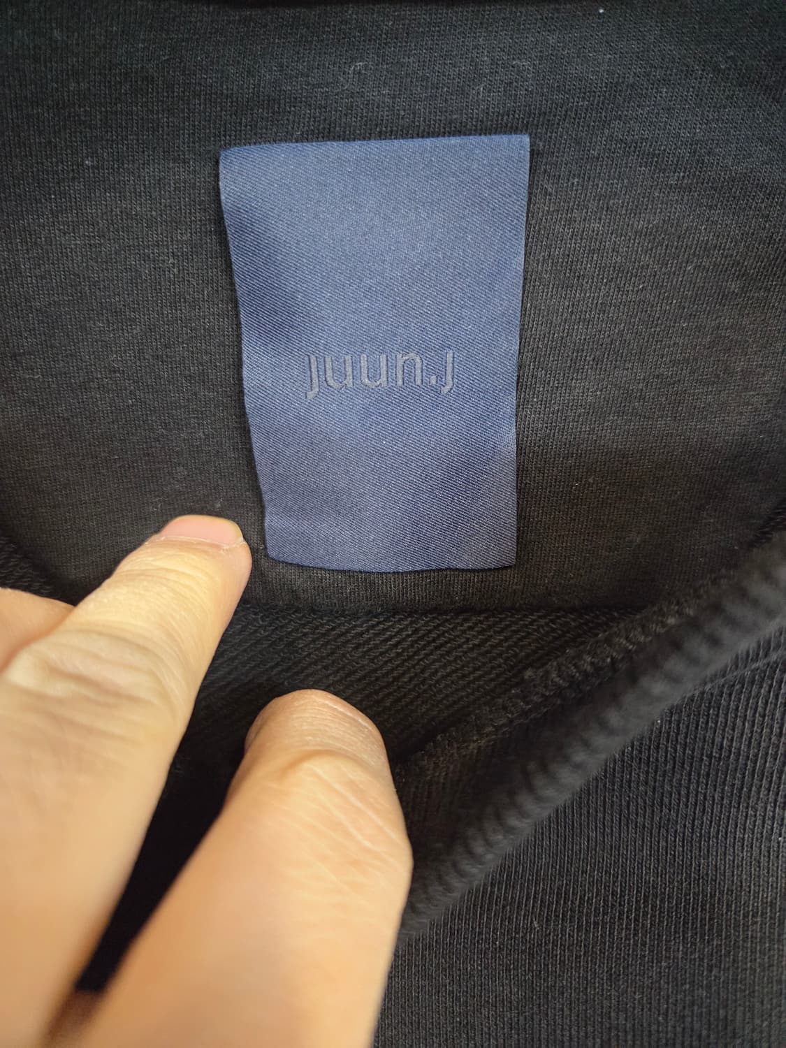 준지 20ss 시멘트리 자수로고 오버핏 맨투맨 xs 상품이미지3