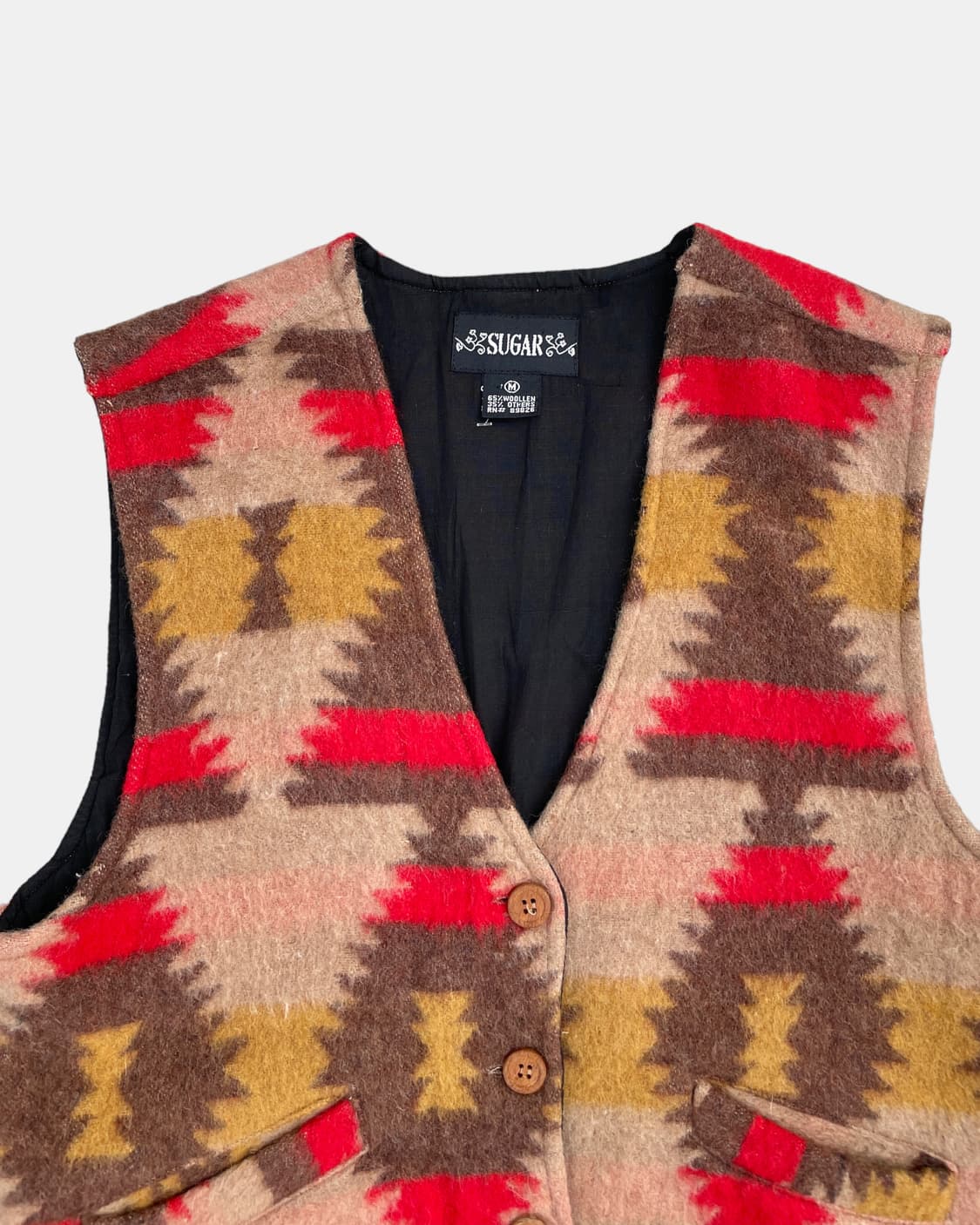 vintage navajo wool vest 상품이미지2
