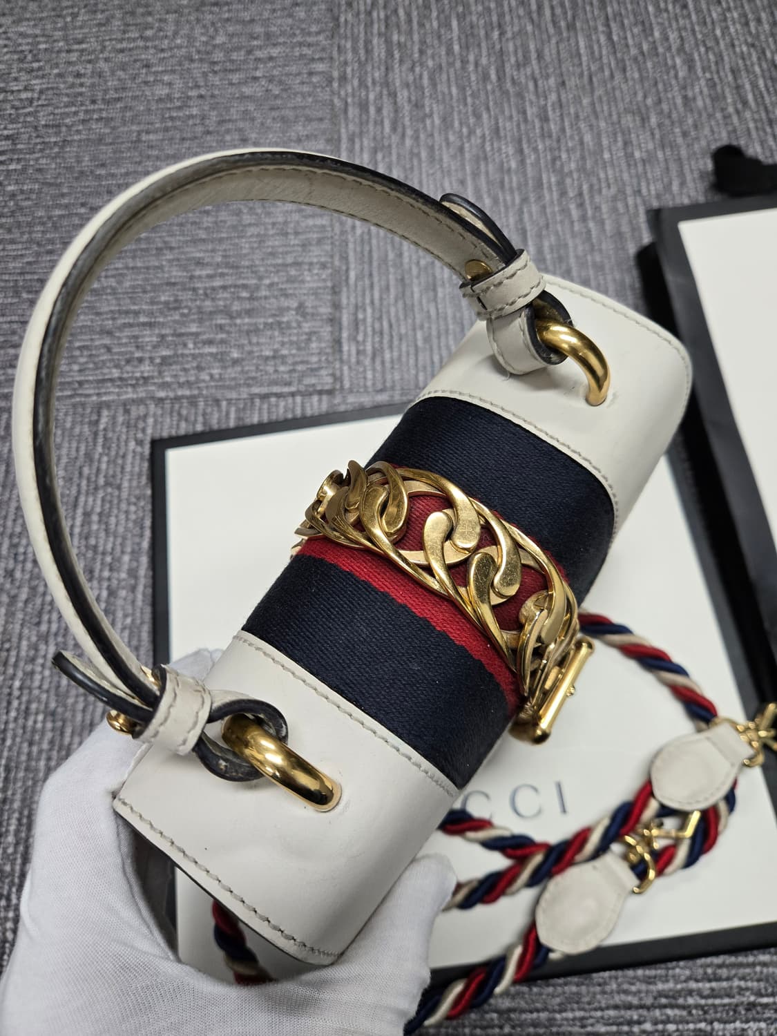 [특가][정품]구찌 실비백 화이트 상품이미지7