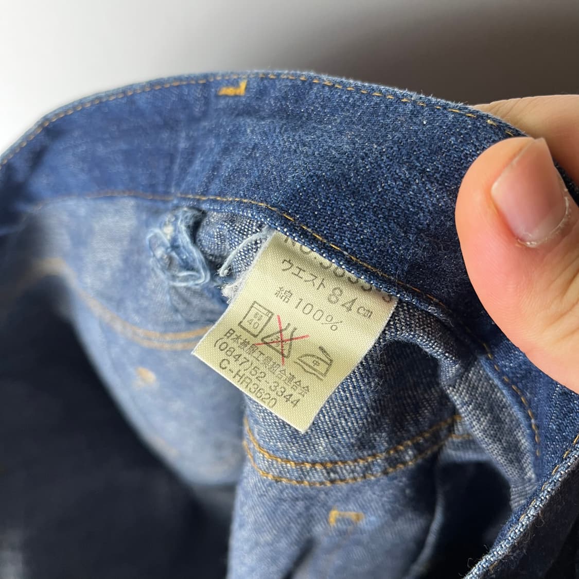 [JPN] 빈티지 쁘띠포켓 데님 미디스커트 상품이미지5