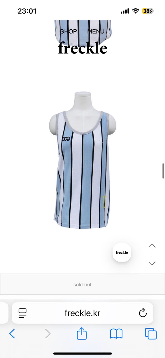 프레클 sporty sleeveless 상품이미지2
