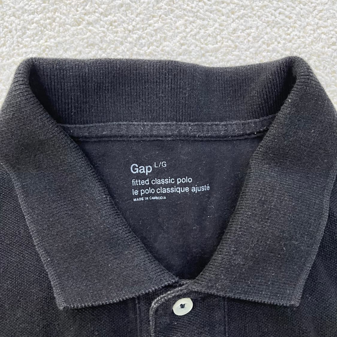 L 갭 긴팔 카라 티셔츠 0310M 상품이미지2