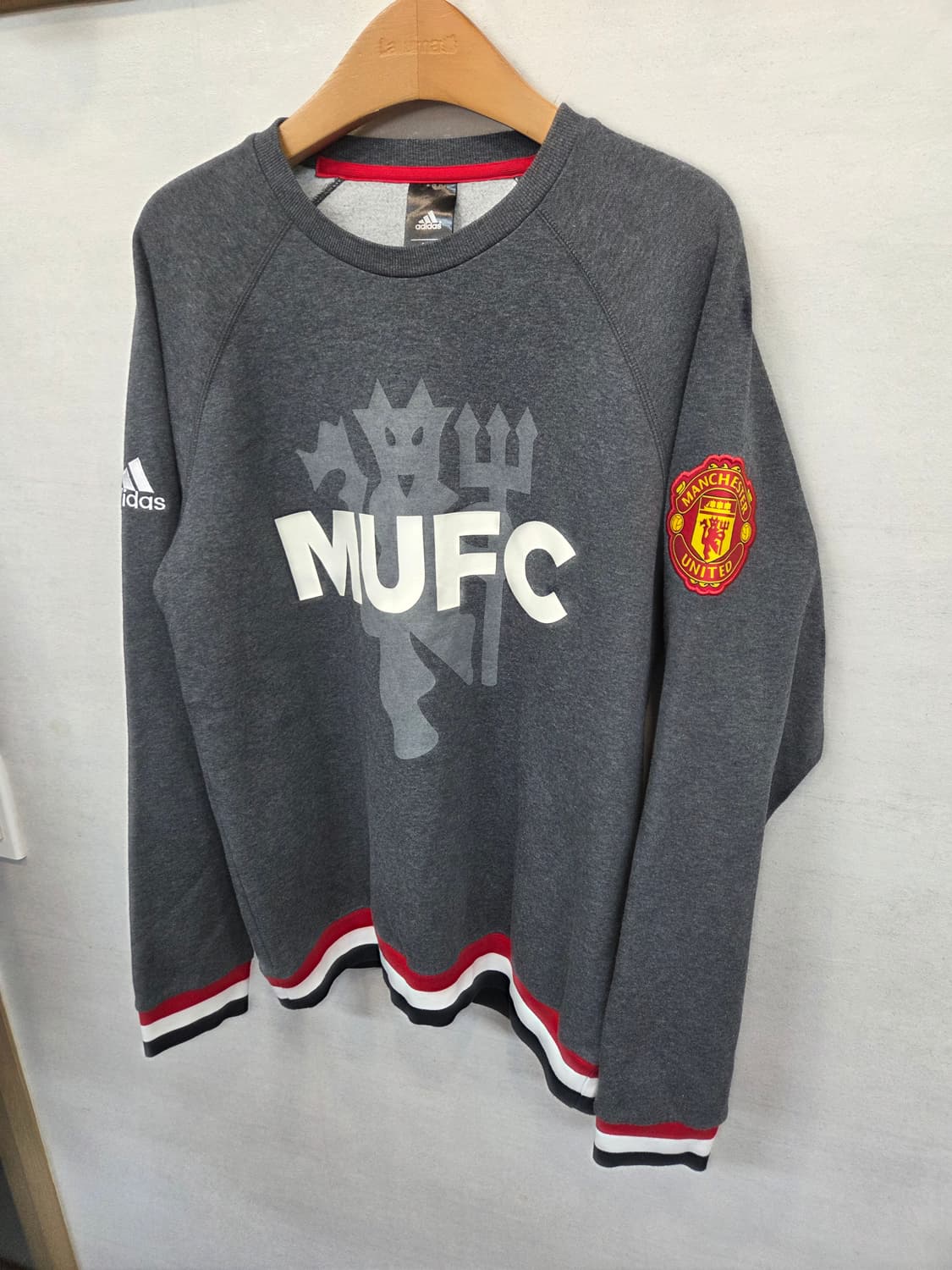 아디다스 맨체스터 유나이티드 약기모 맨투맨 L 상품이미지8