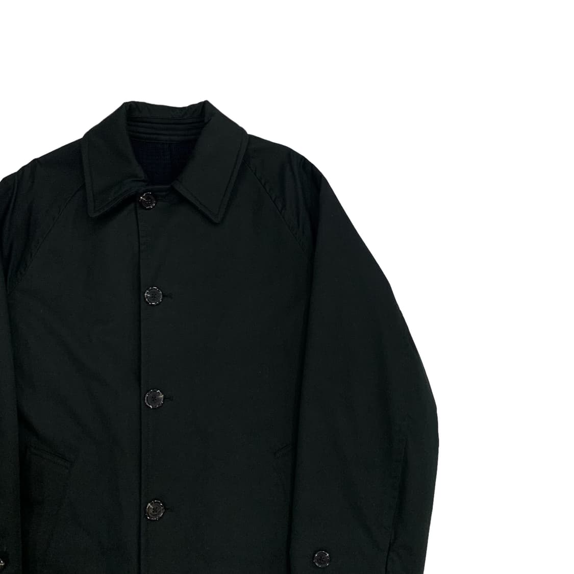 커버낫 블랙 네이비 리버시블 코트 상품이미지2