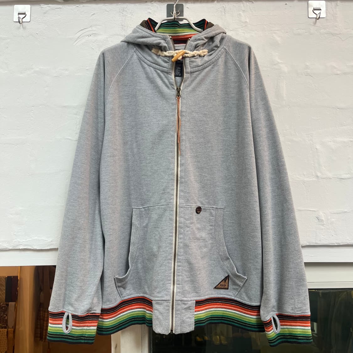 Masterground 그레이 후드 집업 3 상품이미지1