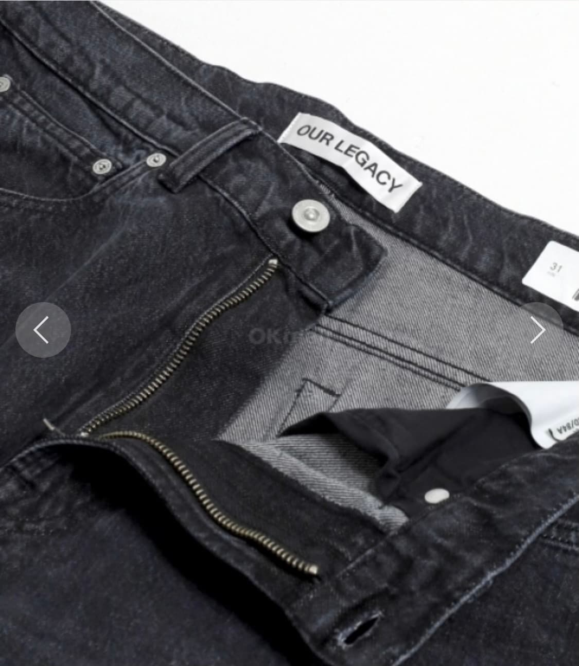 36) 아워레가시 THIRD CUT SUPERGREY WASH 상품이미지4