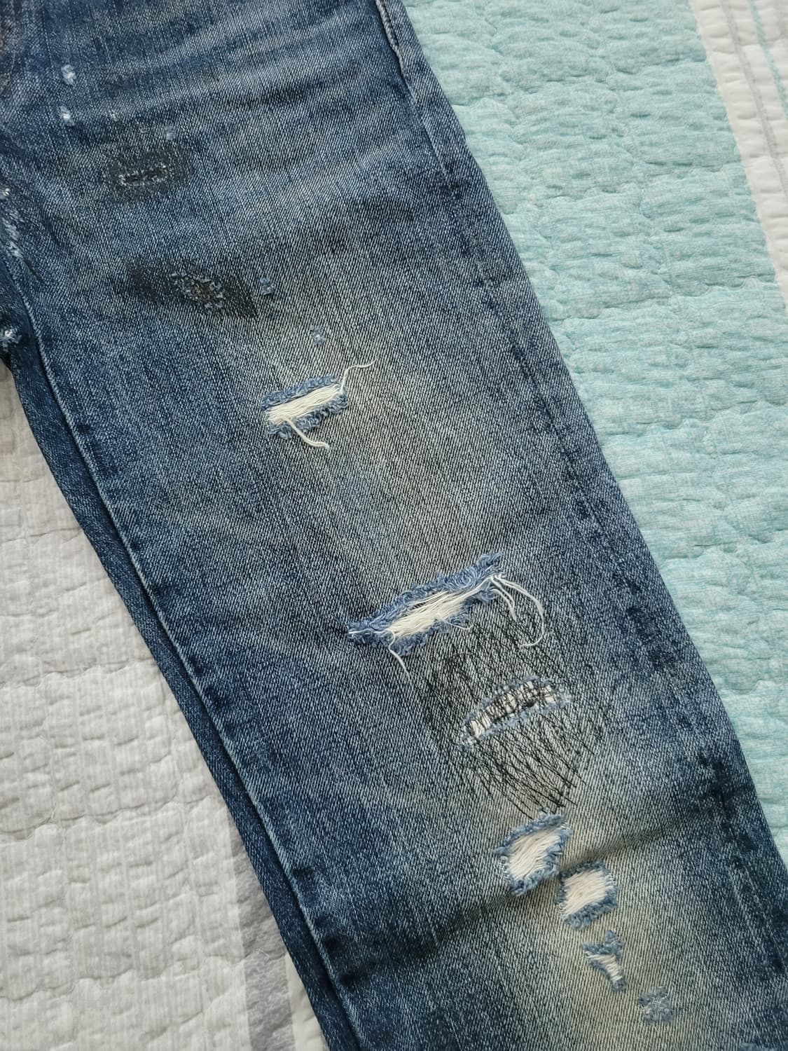 리바이스 빈티지클로징 LVC 69505. 디스리페어 슬림스키니 셀비지  상품이미지3