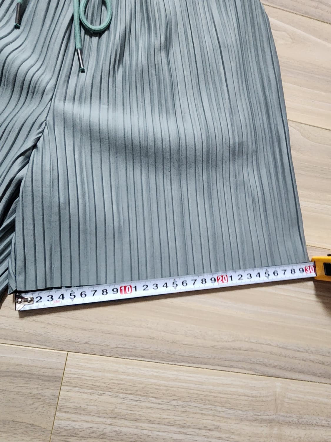 남성플리츠카라셔츠반바지셋업세트카키 상품이미지5