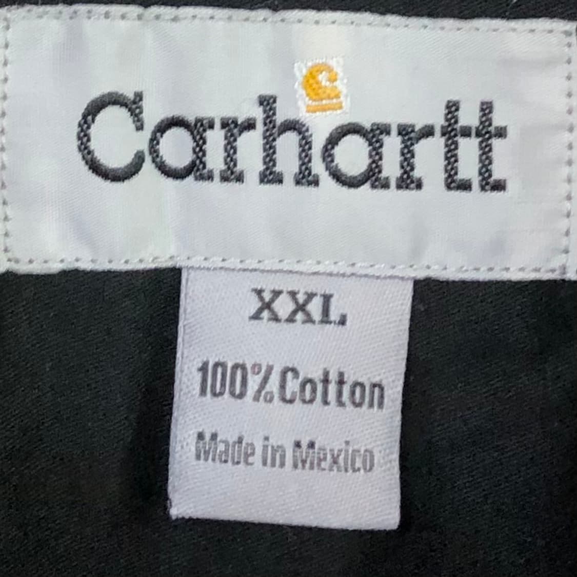 Xxl 칼하트 블랙 워크 빅셔츠 상품이미지3