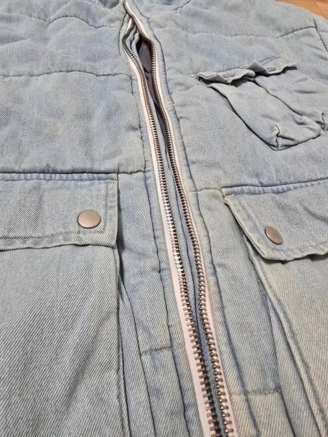 빈티지 청 패딩 자켓 상품이미지2