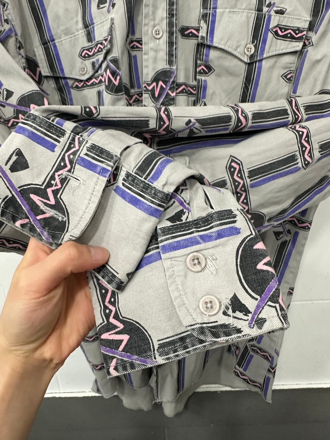 랭글러 패턴 셔츠 상품이미지6