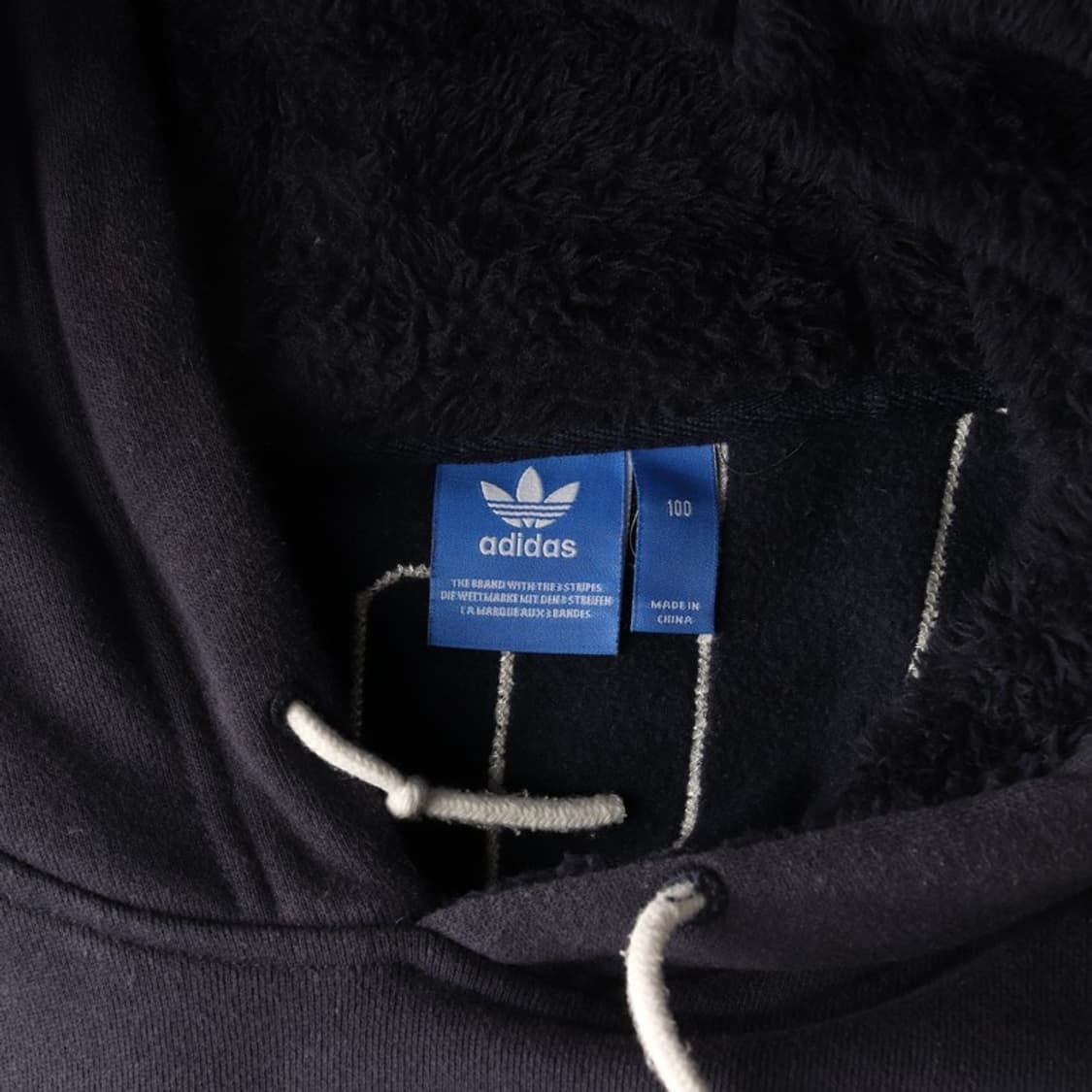 아디다스 오리지널 쉐르파 안감 후드티 L 상품이미지5
