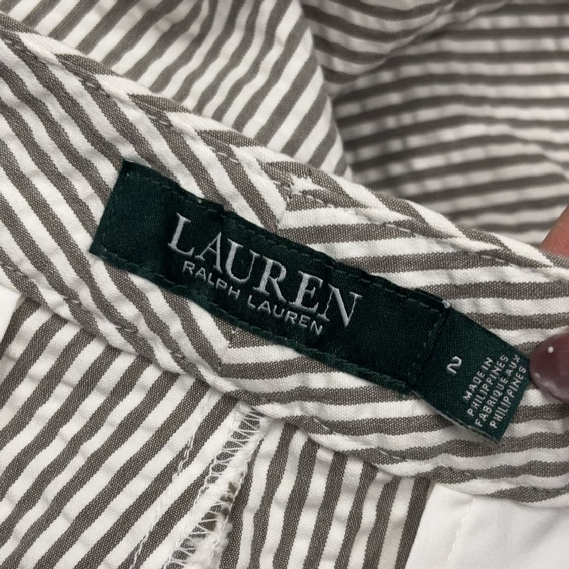 폴로 랄프로렌 시어서커 스트라이프 여름 바지 2 P00096 상품이미지5