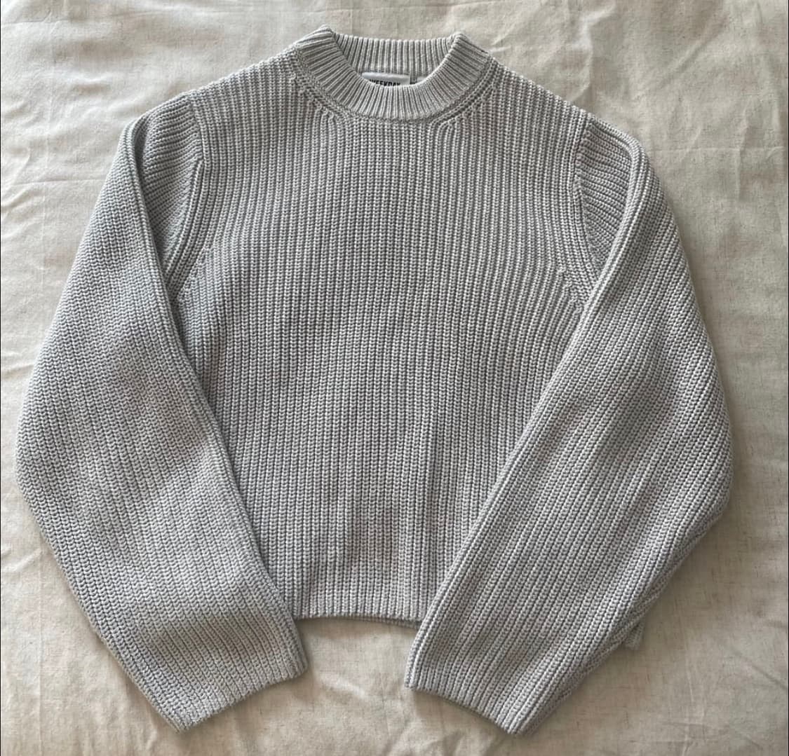 Weekday 위크데이 Minnie 그레이 니트 S 상품이미지1