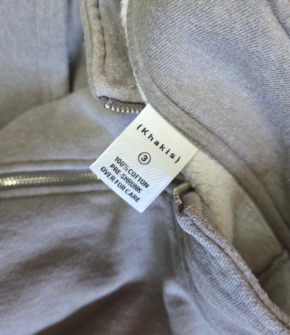 카키스 하프집 풀오버 세이지 3 상품이미지2
