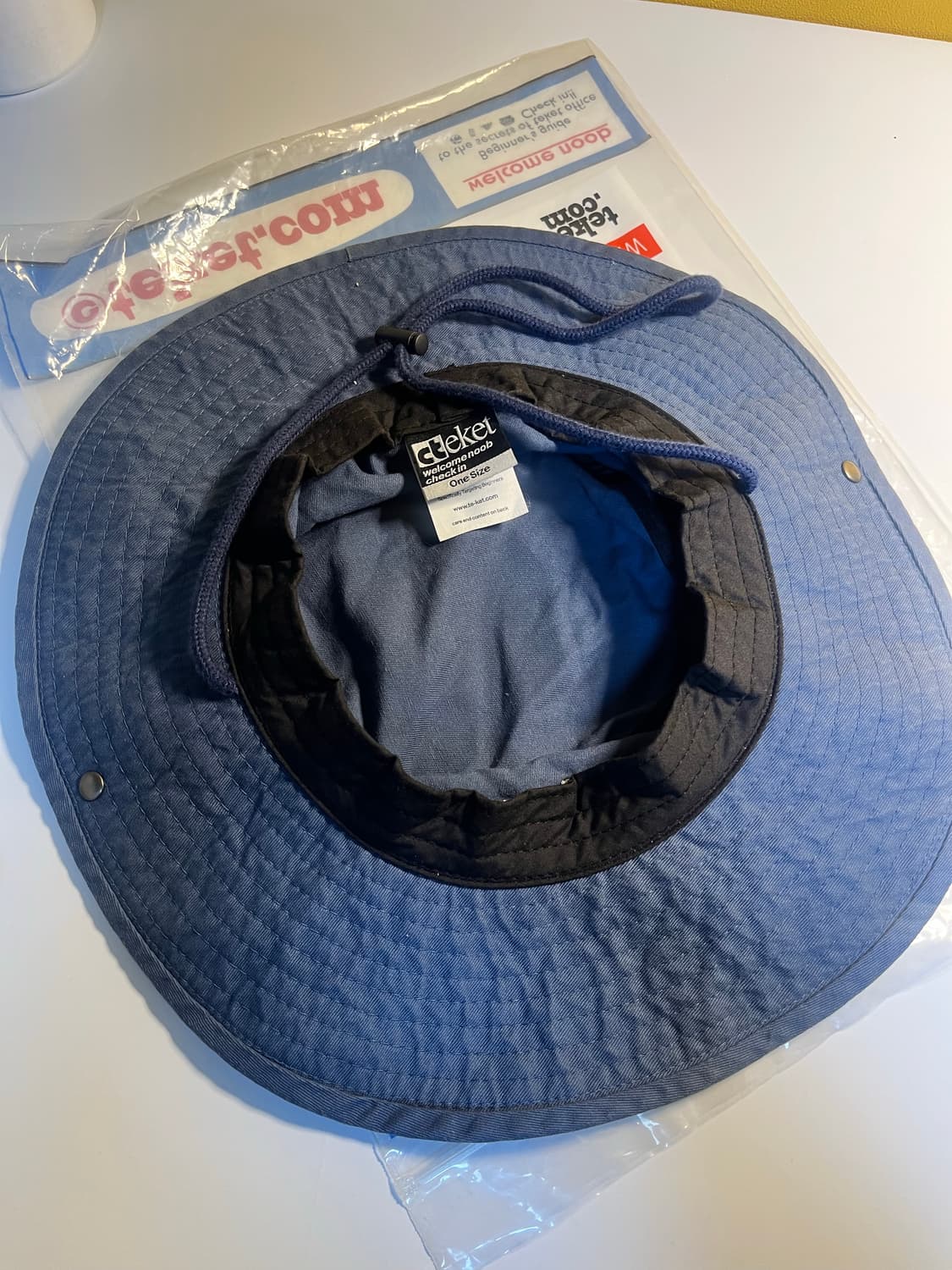 테켓 버킷햇 Teket plan bucket hat navy 상품이미지3