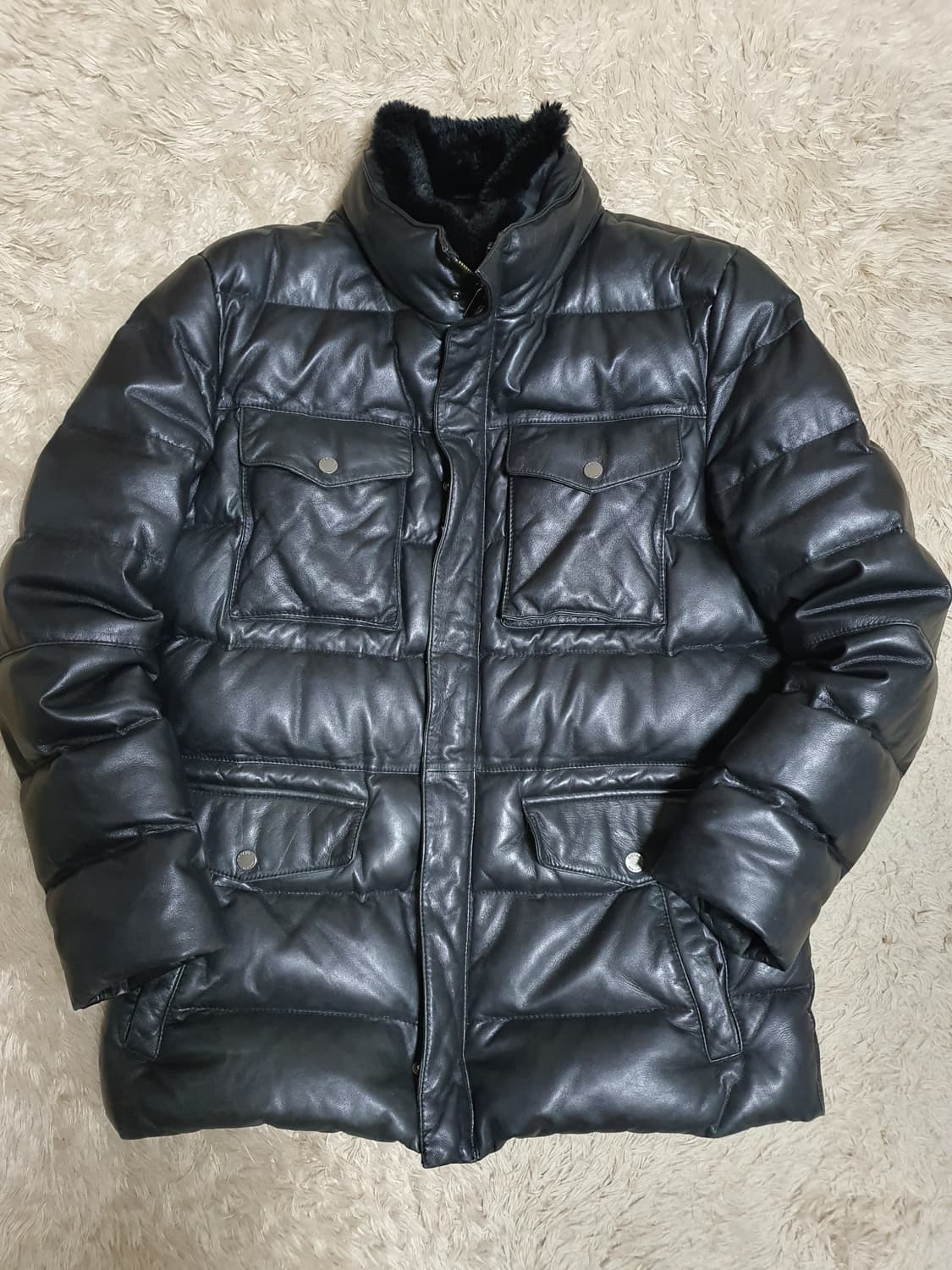 오야니 양가죽 구스다운 패딩 자켓  사이즈 100 상품이미지1