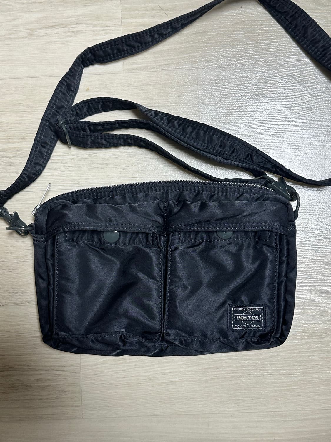 (신형) PORTER 요시다 포터 뉴탱커 숄더백 블랙 상품이미지1