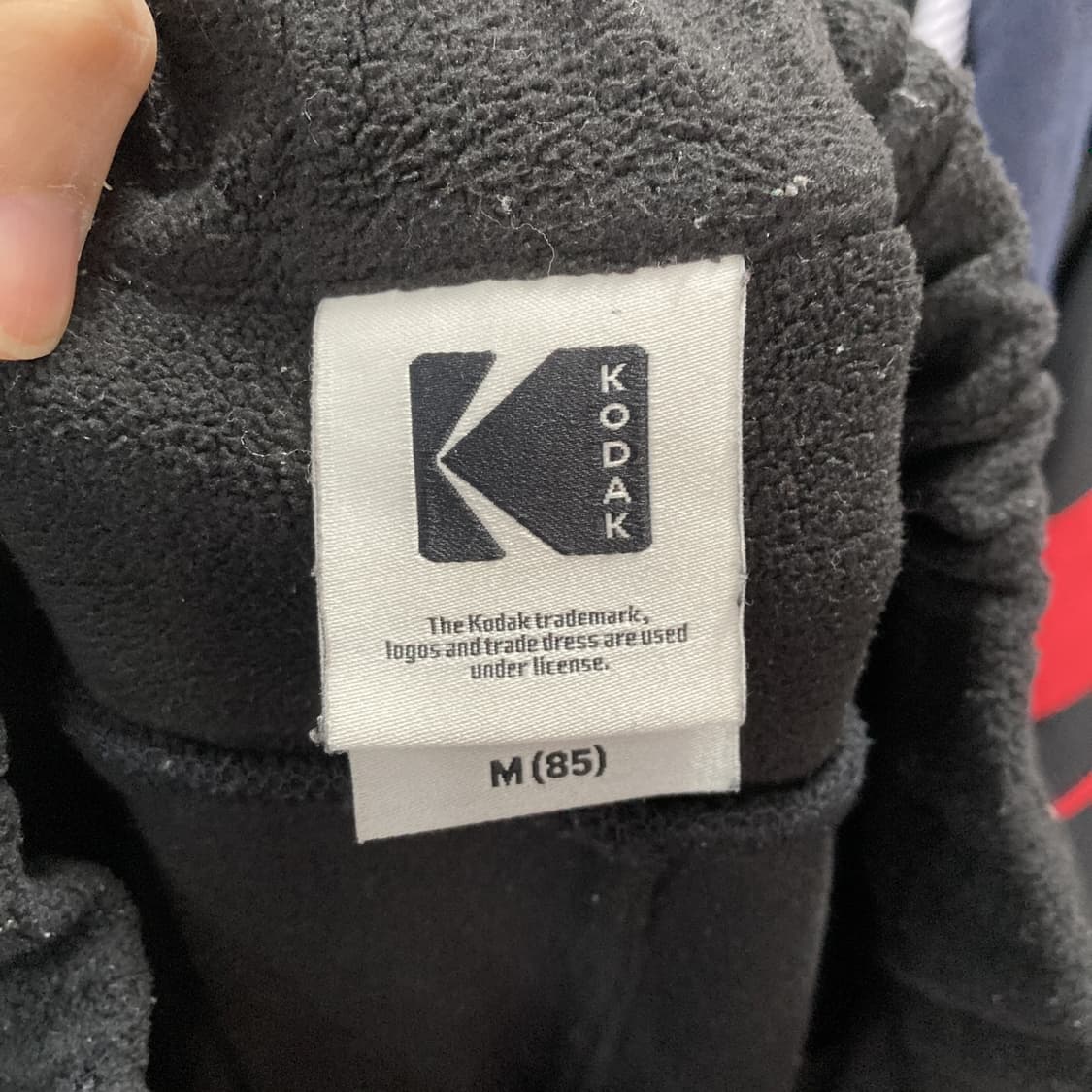 코닥 남성플리스밴딩조거팬츠 블랙 M  상품이미지4