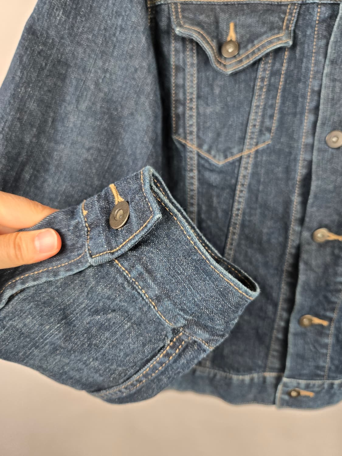 [무료배송]유니클로 XL 남성 스판 데님 청 자켓 상품이미지4