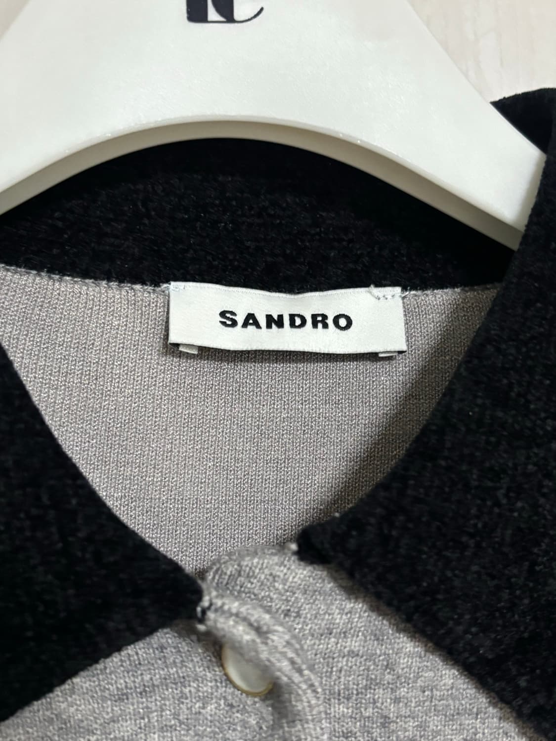 산드로 sandro 벨벳 카라 가디건 / 발매가 449,000 상품이미지3