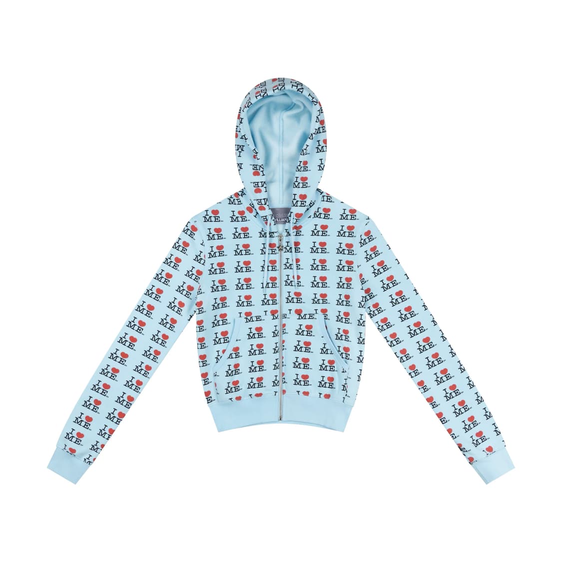 애슐리윌리엄스 블루 iloveme 후드집업 상품이미지1