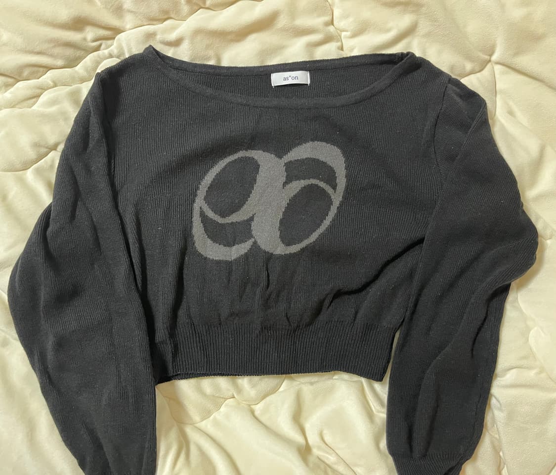 애즈온 보트넥 니트 상품이미지2