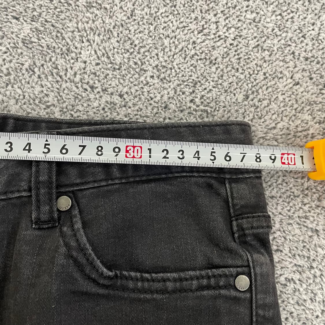 [28] 게스 일자핏 블랙진 데님팬츠 1209EB2 상품이미지6