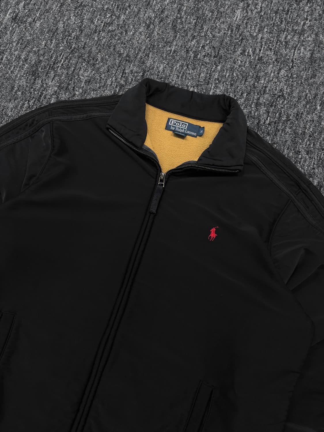 폴로 블랙 나일론 집업 자켓 상품이미지5