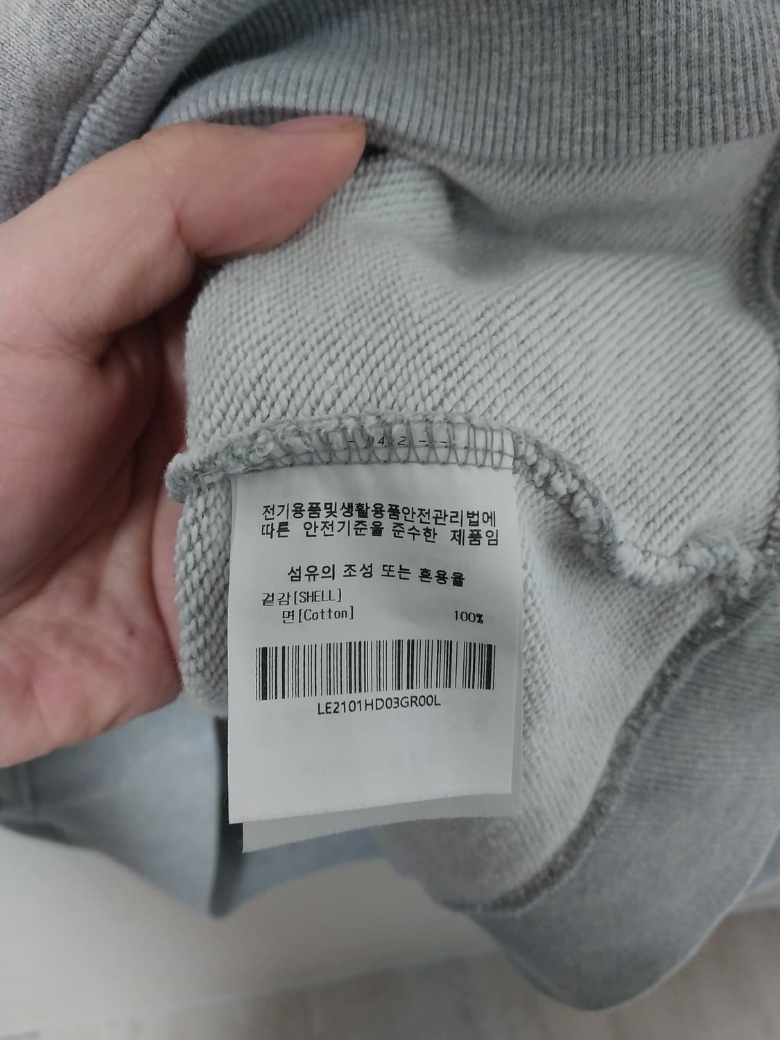 Lee 후드티 L사이즈 그레이 상품이미지6