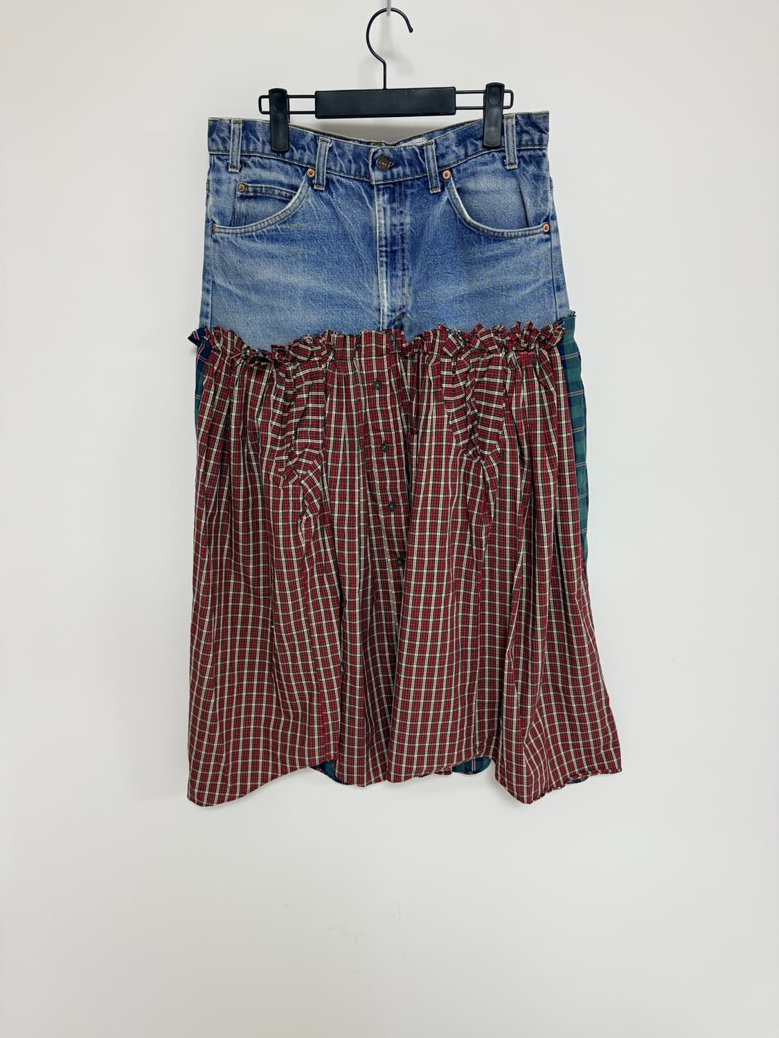 일본 빈티지 리메이크 스커트 상품이미지3